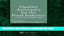 [Download] Quality Assurance for the Food Industry: A Practical Approach Kindle Collection