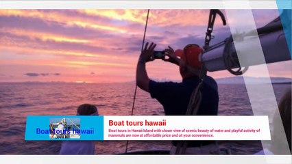 Boat tours hawaii