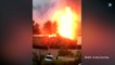 Bouches-du-Rhône : images des flammes approchent des habitations
