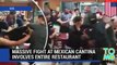 Restaurant brawl: massive melee at Mexican cantina in Dallas erupts over basket of chips - TomoNews