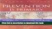 [PDF] Prevention Is Primary: Strategies for Community Well Being Free Online