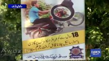 Hanif Abbasi Reached Police Station to Release One Wheelers