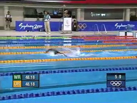 JO Sydney 2000 : Course d'Eric Moussambani