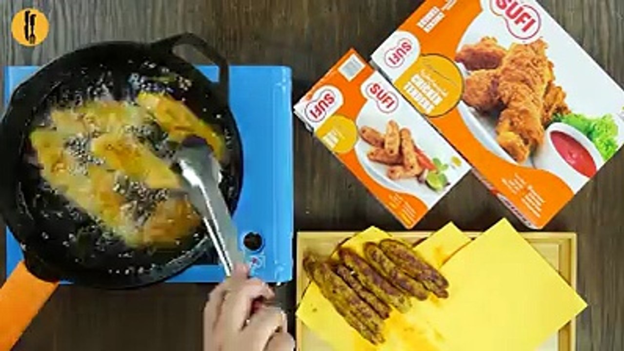 make a kabab & children pizza (paktail video..)