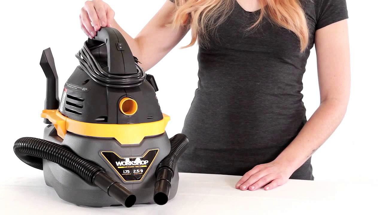 WORKSHOP Wet Dry Vac WS0250VA Compact Portable Wet Dry Vacuum Cleaner 2.5 G