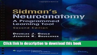 [Popular Books] Sidman s Neuroanatomy: A Programmed Learning Tool Free Online