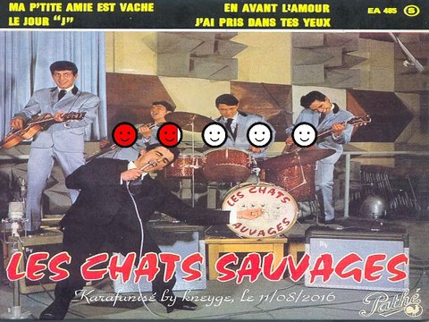 Les Chats Sauvages & Dick Rivers_J'ai pris dans tes yeux (1961)(GV)