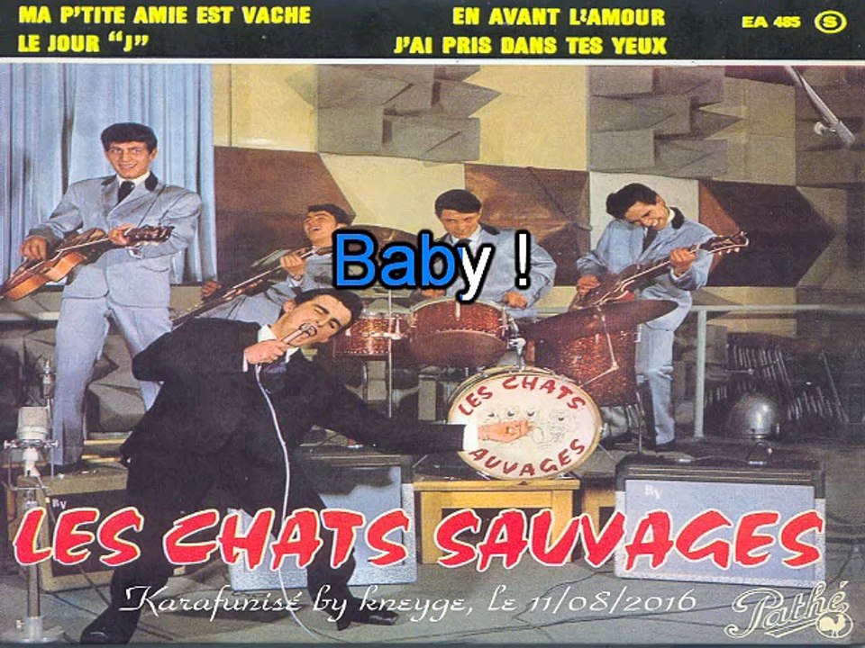Les Chats Sauvages & Dick Rivers_Ma p'tite amie est vache (Elvis Presley_Mean woman blues)(1961)(GV)