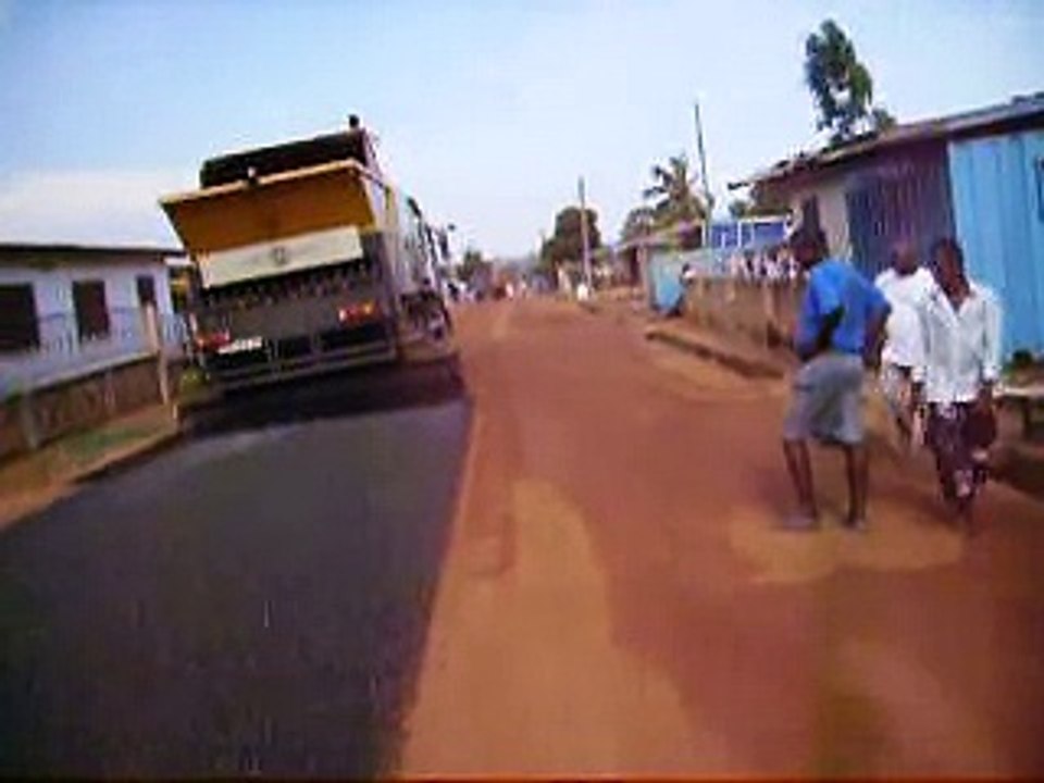 The first Synchronous Chip Sealer in Ghana 2007