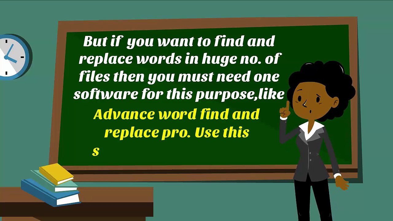 How to find and replace in word