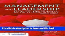 [Popular Books] Management and Leadership for Nurse Administrators Full Online