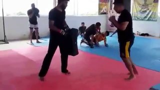MMA SRI LANKA (BRAWL MMA) - PAD TRAINING