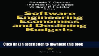 [Download] Software Engineering Economics and Declining Budgets Hardcover Collection
