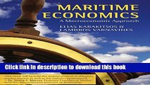 [Download] Maritime Economics: A Macroeconomic Approach Paperback Free