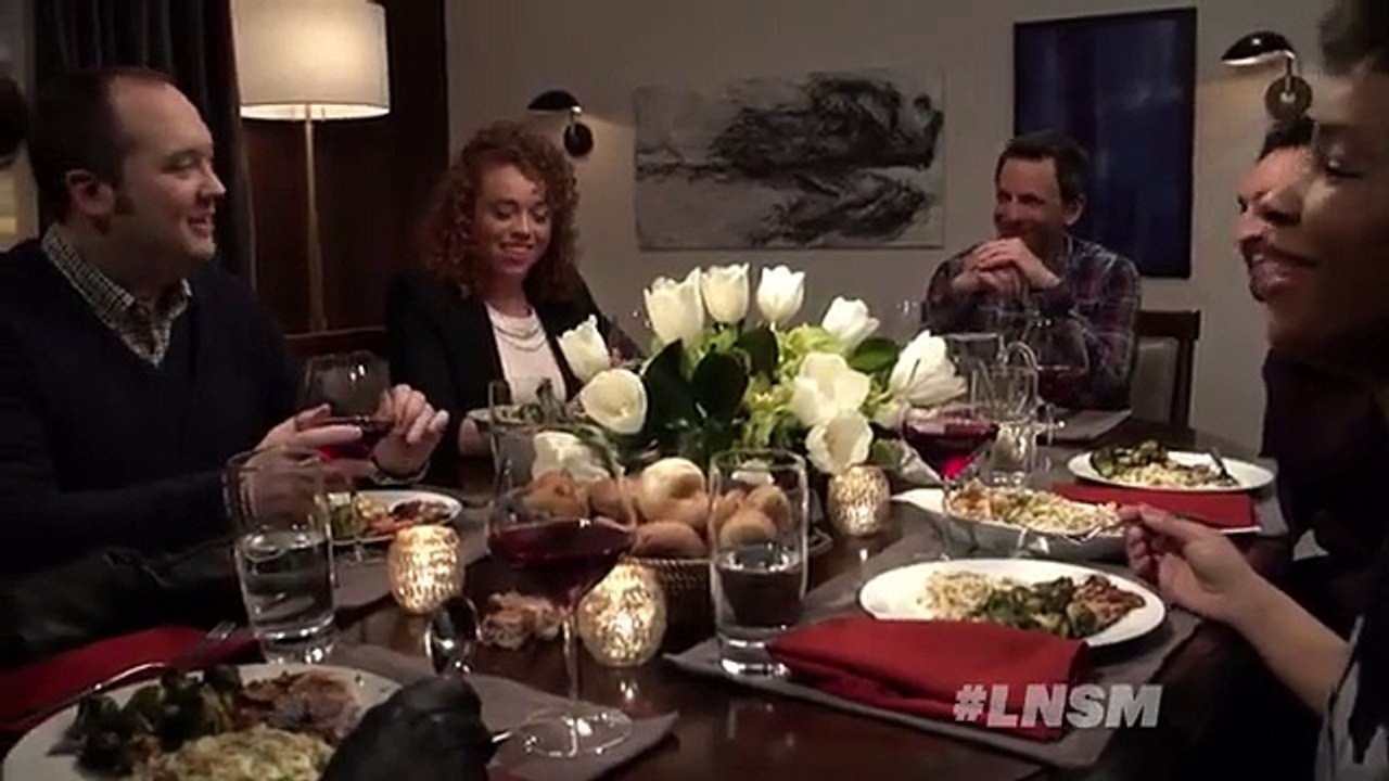 Seth Brings Jon Snow to a Dinner Party - Late Night with Seth Meyers