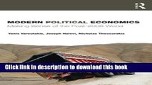 [Popular] Modern Political Economics: Making Sense of the Post-2008 World Hardcover Free