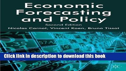 [Popular] Economic Forecasting and Policy Hardcover Collection