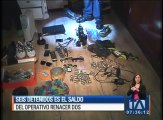 Seis detenidos es el saldo del Operativo Renacer II