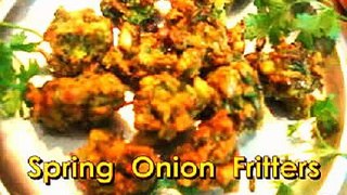 spring onion fritters