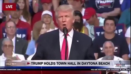 Trump IŞİD'i Clinton kurdu deyince yayını kestiler!