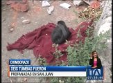 Seis tumbas fueron profanadas en San Juan