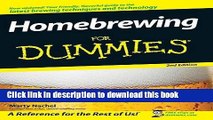 [Popular] Homebrewing For Dummies Kindle Free