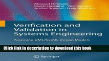 [Download] Verification and Validation in Systems Engineering: Assessing UML/SysML Design Models