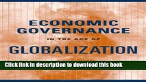 [Popular] Economic Governance in the Age of Globalization Paperback Collection