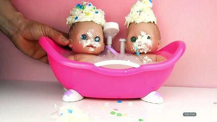 Đồ chơi trẻ em Play-Doh - Bé Na Na tắm với Búp bê Chibi 2016