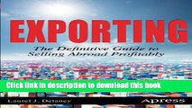 [Popular] Exporting: The Definitive Guide to Selling Abroad Profitably Paperback Online
