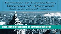 [Popular] Varieties of Capitalism, Varieties of Approaches Kindle Online