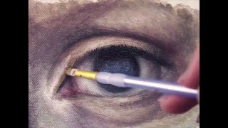 Eye painting time lapse