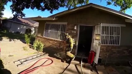 ¡ÚLTIMA HORA! José Luis Colmenter: Bombero da primeros auxilios a gato rescatado de un incendio. Video: MrRaskahs