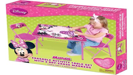 Disney Minnie First Fashionista Activity Table Set