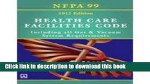 [Popular Books] Nfpa 99: Health Care Facilities Code, 2012: Including All Gas   Vacuum System