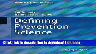 Books Defining Prevention Science Free Online