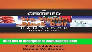 [Download] The Certified Six Sigma Black Belt Handbook, Second Edition Hardcover Free