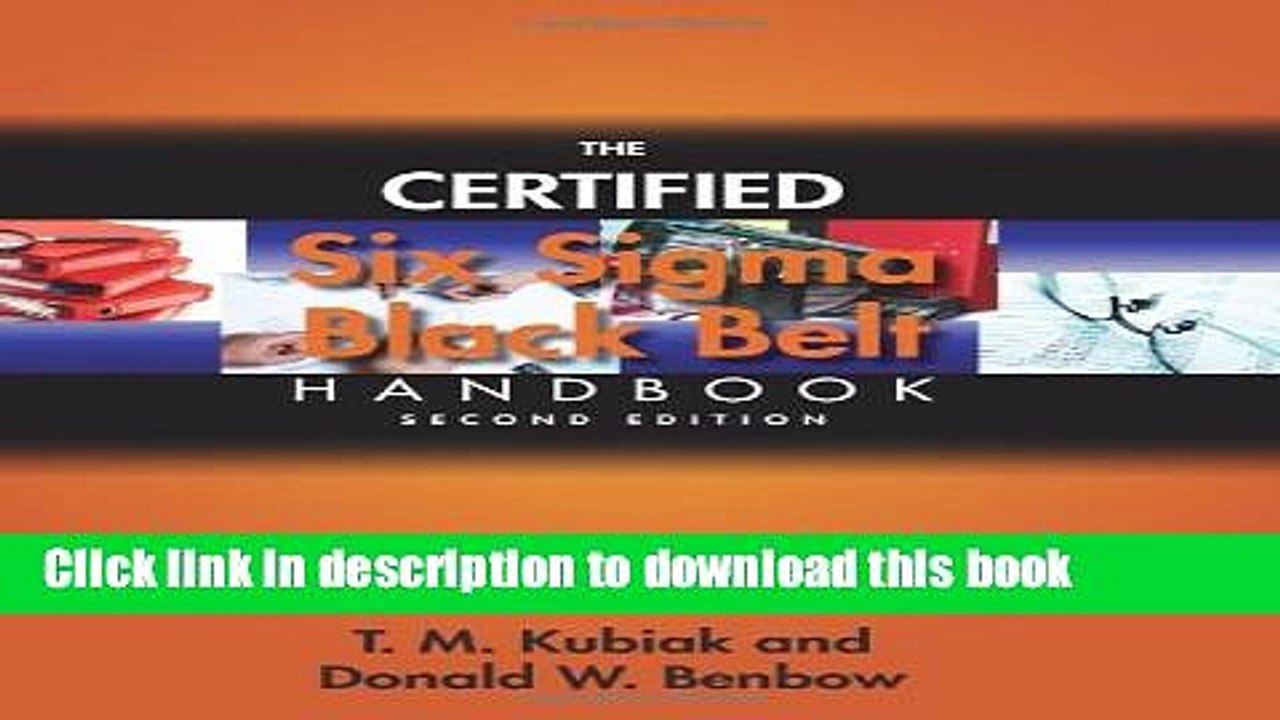 [Download] The Certified Six Sigma Black Belt Handbook, Second Edition Hardcover Free