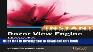 [Download] Instant Razor View Engine How-to Paperback Collection