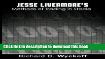 [Popular] Jesse Livermore s Methods of Trading in Stocks Hardcover Collection