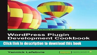 [Download] WordPress Plugin Development Cookbook Paperback Collection