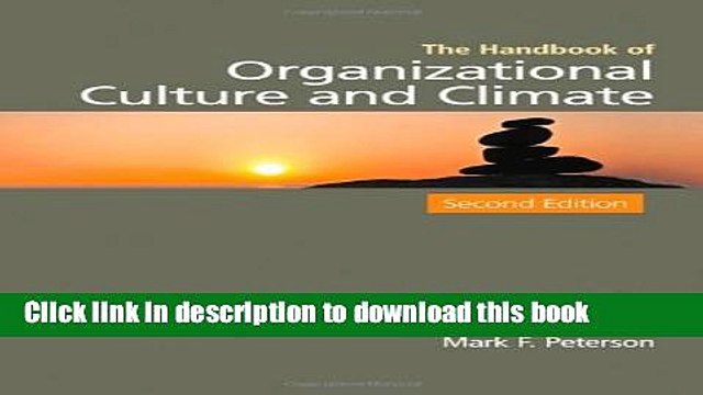 [Download] The Handbook of Organizational Culture and Climate Hardcover Free