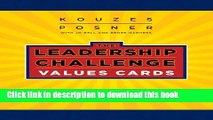 [Download] The Leadership Challenge Values Cards Facilitator s Guide Set Hardcover Free