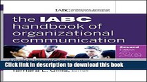[Download] The IABC Handbook of Organizational Communication: A Guide to Internal Communication,