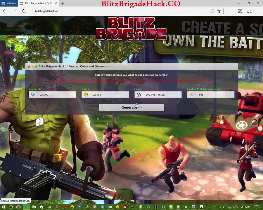 Blitz Brigade Diamond Hack PC