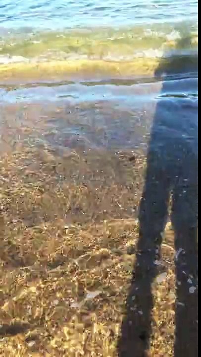 Joachim's feet touch the Atlantic