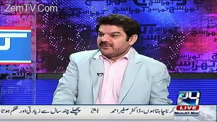Fight Between Mubashir Luqman & Kashif Mirza- Kashif Mirza Left the show at starting