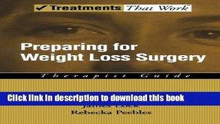 Ebook Preparing for Weight Loss Surgery: Therapist Guide Free Online