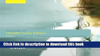 Ebook Principles of Health Care Ethics Free Online