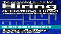 [Popular] The Essential Guide for Hiring   Getting Hired: (Performance-based Hiring Series)